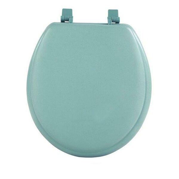 Chesterfield Leather Fantasia Light Green Soft Standard Vinyl Toilet Seat, 17 In. CH32022